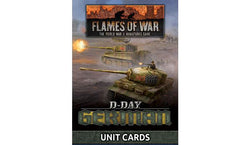 Flames of War: D-Day - German Unit Cards (ONLINE ORDER ONLY)