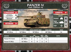 Flames of War: Fortress Europe - German Unit Cards (ONLINE ORDER ONLY)