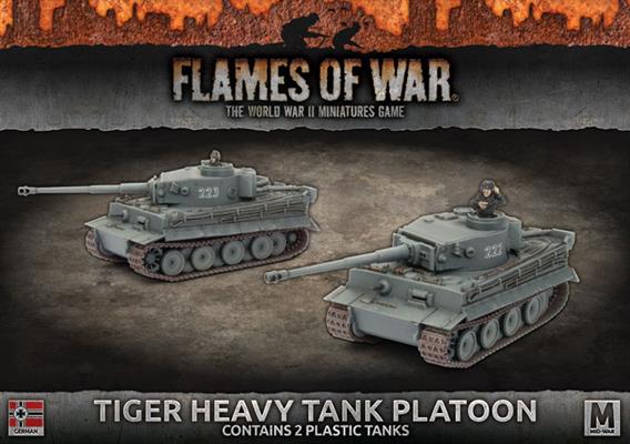 Flames of War: German Tiger Heavy Tank Platoon (Mid War) (ONLINE ORDER ONLY)