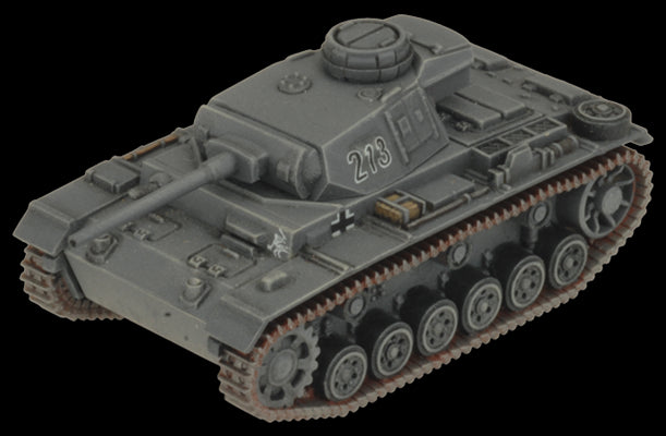 Flames of War: German Panzer III Tank Platoon (Mid War) (ONLINE ORDER ONLY)