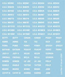 Flames of War: American Decals (ONLINE ORDER ONLY)