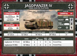 Flames of War: German Jagdpanzer IV Tank-Hunter Platoon (Late War) (ONLINE ORDER ONLY)