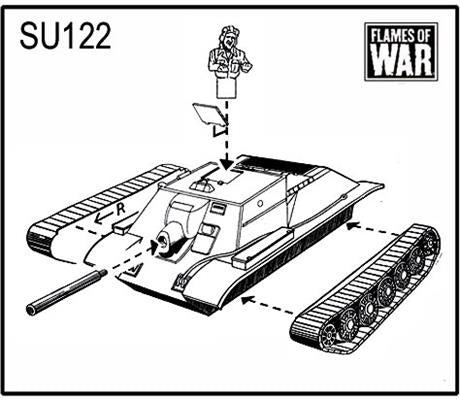 Flames of War: Soviet SU-122 (Mid War) (ONLINE ORDER ONLY)