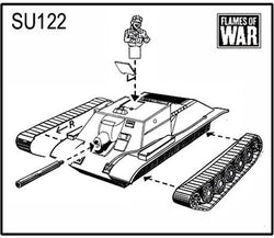 Flames of War: Soviet SU-122 (Mid War) (ONLINE ORDER ONLY)