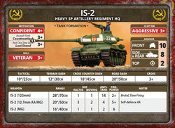 Flames of War: Soviet ISU Heavy SP Battery (Late War) (ONLINE ORDER ONLY)