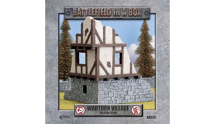 Battlefield in a Box: Wartorn Village - Medium Ruin (ONLINE ORDER ONLY)