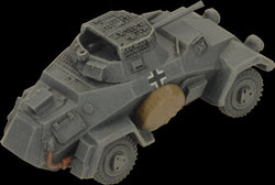 Flames of War: German SD KFZ 221 and 222 Light Scout Troop (Mid War) (ONLINE ORDER ONLY)