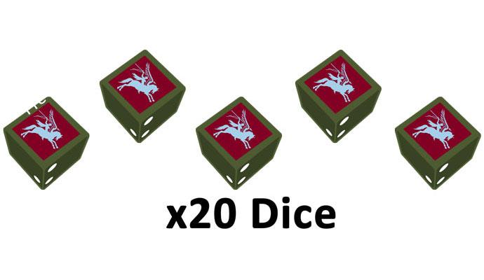 Flames of War: British 6th Airborne Division Dice Set (ONLINE ORDER ONLY)