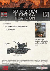 Flames of War: German SD KFZ 10/4 Light AA Platoon (Mid War) (ONLINE ORDER ONLY)