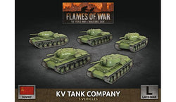 Flames of War: Soviet KV Tank Company (Late War) (ONLINE ORDER ONLY)