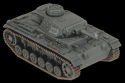 Flames of War: German Panzer III Tank Platoon (Mid War) (ONLINE ORDER ONLY)