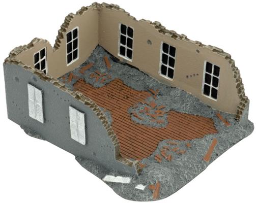 Flames of War: Large Craters and Ruined House (ONLINE ORDER ONLY)