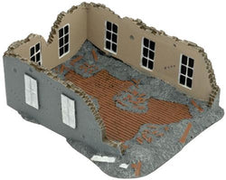 Flames of War: Large Craters and Ruined House (ONLINE ORDER ONLY)