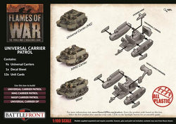 Flames of War: British Universal Carrier Patrol (Late War) (ONLINE ORDER ONLY)