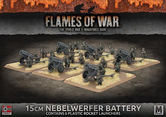 Flames of War: German 15cm Nebelwerfer Battery (Mid War) (ONLINE ORDER ONLY)