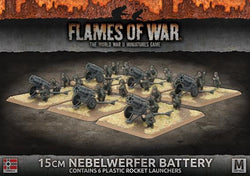 Flames of War: German 15cm Nebelwerfer Battery (Mid War) (ONLINE ORDER ONLY)