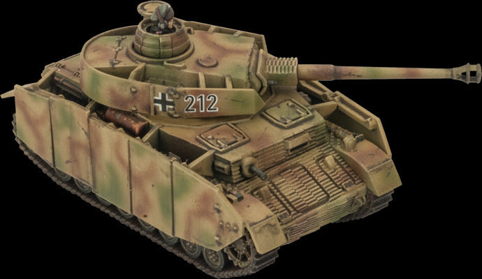 Flames of War: German Panzer IV (Late) Tank Platoon (Mid War) (ONLINE ORDER ONLY)