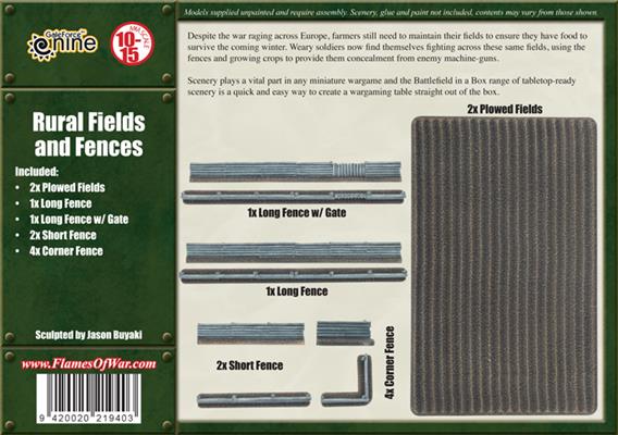 Flames of War: Rural Fields & Fences (ONLINE ORDER ONLY)