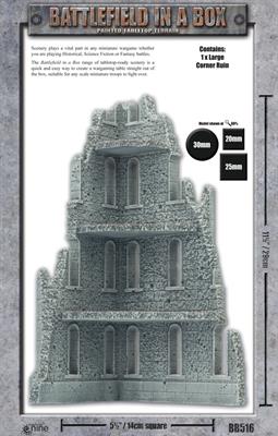 Battlefield in a Box: Gothic Battlefields - Large Corner Ruin (ONLINE ORDER ONLY)