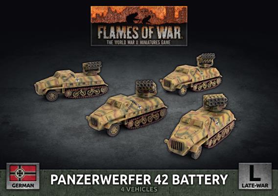 Flames of War: German Panzerwerfer 42 Battery (Late War) (ONLINE ORDER ONLY)