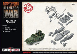 Flames of War: Soviet ZSU M17 Anti-Aircraft Platoon (Late War) (ONLINE ORDER ONLY)