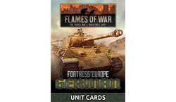 Flames of War: Fortress Europe - German Unit Cards (ONLINE ORDER ONLY)