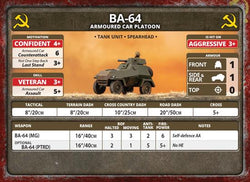 Flames of War: Soviet BA-64 Armoured Car Platoon (Late War) (ONLINE ORDER ONLY)