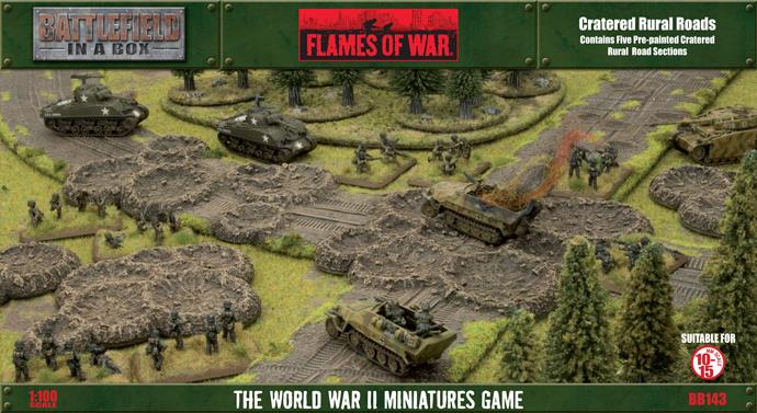 Flames of War: Cratered Rural Roads (ONLINE ORDER ONLY)
