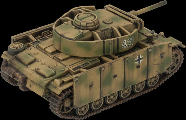 Flames of War: German Panzer III (Late) Tank Platoon (Mid War) (ONLINE ORDER ONLY)