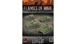 Flames of War: Soviet SU-76 Light SP Battery (Mid War) (ONLINE ORDER ONLY)