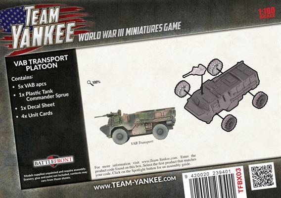 Team Yankee: VAB Transport Platoon (ONLINE ORDER ONLY)