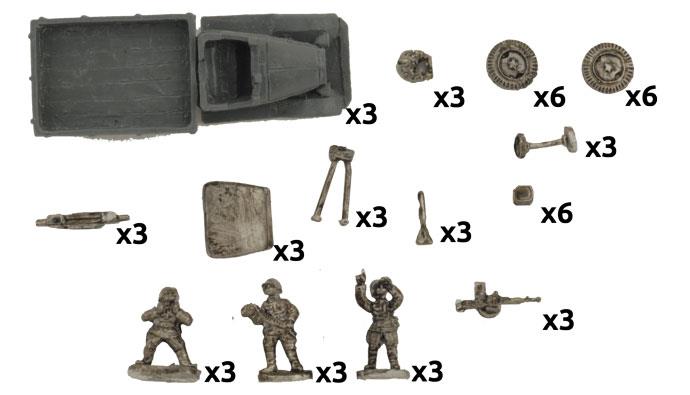 Flames of War: Soviet DShK AA MG Platoon (Mid War) (ONLINE ORDER ONLY)