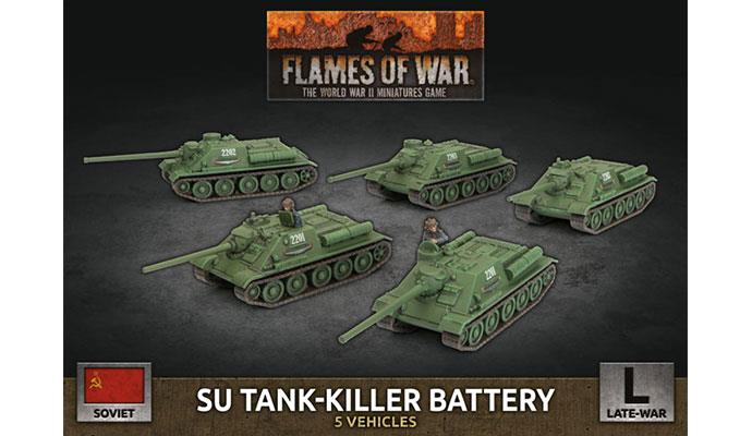 Flames of War: Soviet SU Tank-Killer Battery (Late War) (ONLINE ORDER ONLY)