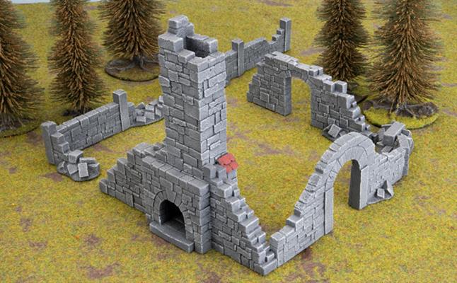Battlefield in a Box: Wartorn Village - Ruins (ONLINE ORDER ONLY)