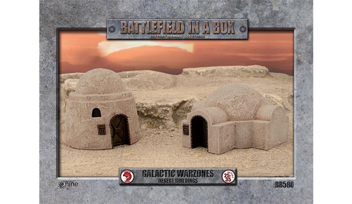 Battlefield in a Box: Galactic Warzones - Desert Buildings (ONLINE ORDER ONLY)