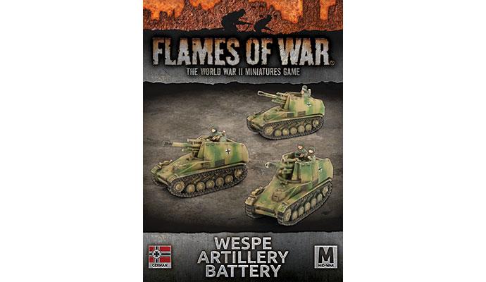 Flames of War: German Wespe Artillery Battery (Mid War) (ONLINE ORDER ONLY)