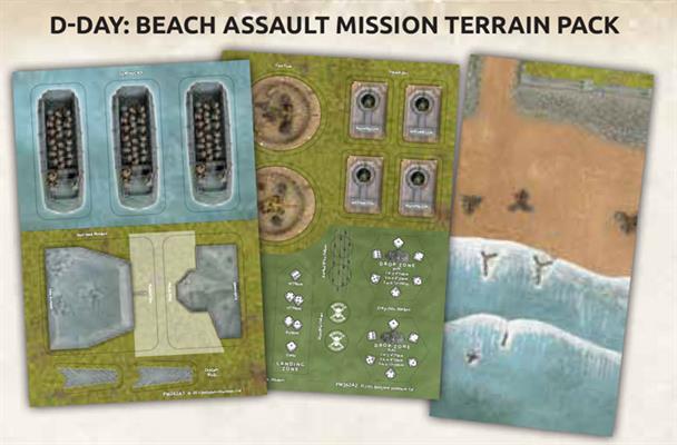 Flames of War: D-Day - Beach Assault Mission Terrain Pack (ONLINE ORDER ONLY)
