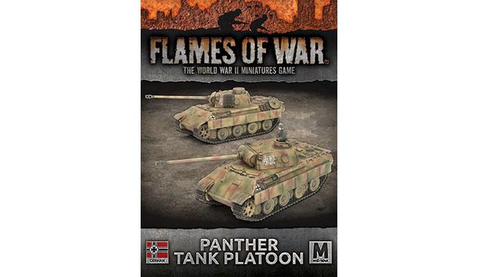 Flames of War: German Panther Tank Platoon (Mid War) (ONLINE ORDER ONLY)