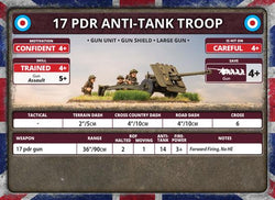 Flames of War: British 17 pdr Anti-tank Platoon (Late War) (ONLINE ORDER ONLY)