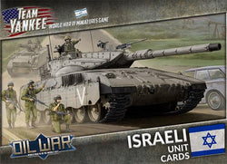 Team Yankee: Israeli Unit Cards (ONLINE ORDER ONLY)