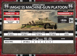 Flames of War: German sMG42 SS Machine-Gun Platoon (Late War) (ONLINE ORDER ONLY)