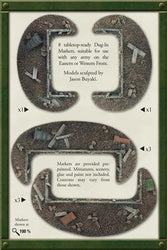 Flames of War: Entrenchments - Dug in Markers (ONLINE ORDER ONLY)
