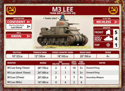 Flames of War: Soviet M3 Lee Tank Company (Mid War) (ONLINE ORDER ONLY)