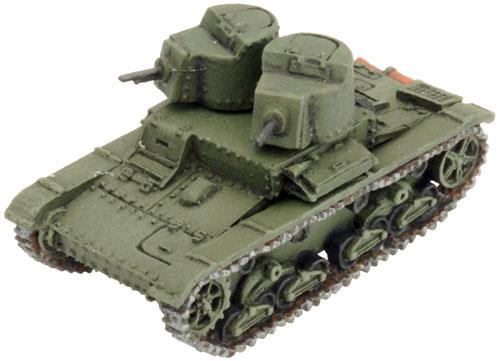 Flames of War: Soviet T-26 obr 1932 (with KhT-26 Flame-tank option) (Early War) (ONLINE ORDER ONLY)
