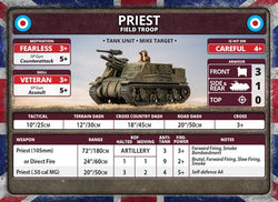 Flames of War: British Priest Field Troop (Late War) (ONLINE ORDER ONLY)