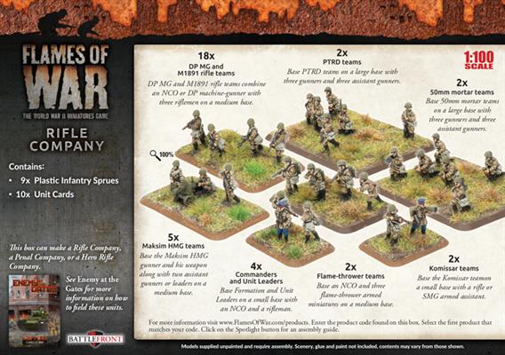 Flames of War: Soviet Rifle Company (Mid War) (ONLINE ORDER ONLY)