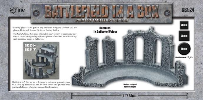 Battlefield in a Box: Gothic Battlefields - Gallery of Valour (ONLINE ORDER ONLY)