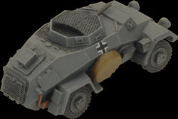 Flames of War: German SD KFZ 221 and 222 Light Scout Troop (Mid War) (ONLINE ORDER ONLY)