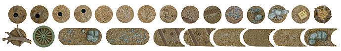 Flames of War: Soviet Plastic Bases - Rural (ONLINE ORDER ONLY)