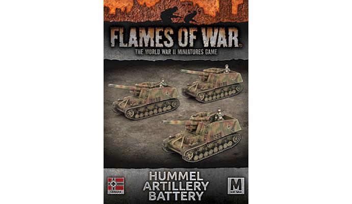 Flames of War: German Hummel Artillery Battery (Mid War) (ONLINE ORDER ONLY)